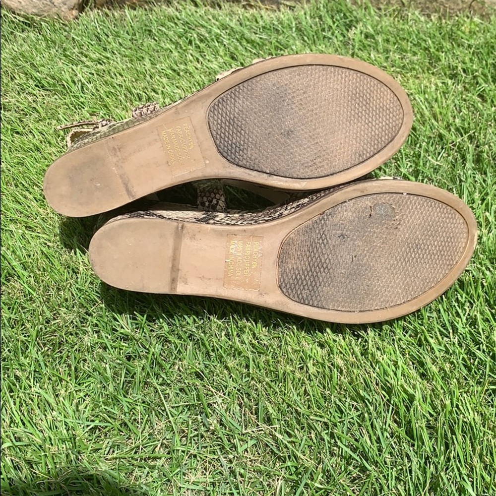 Zigi Soho Python Print Wedges - image 5